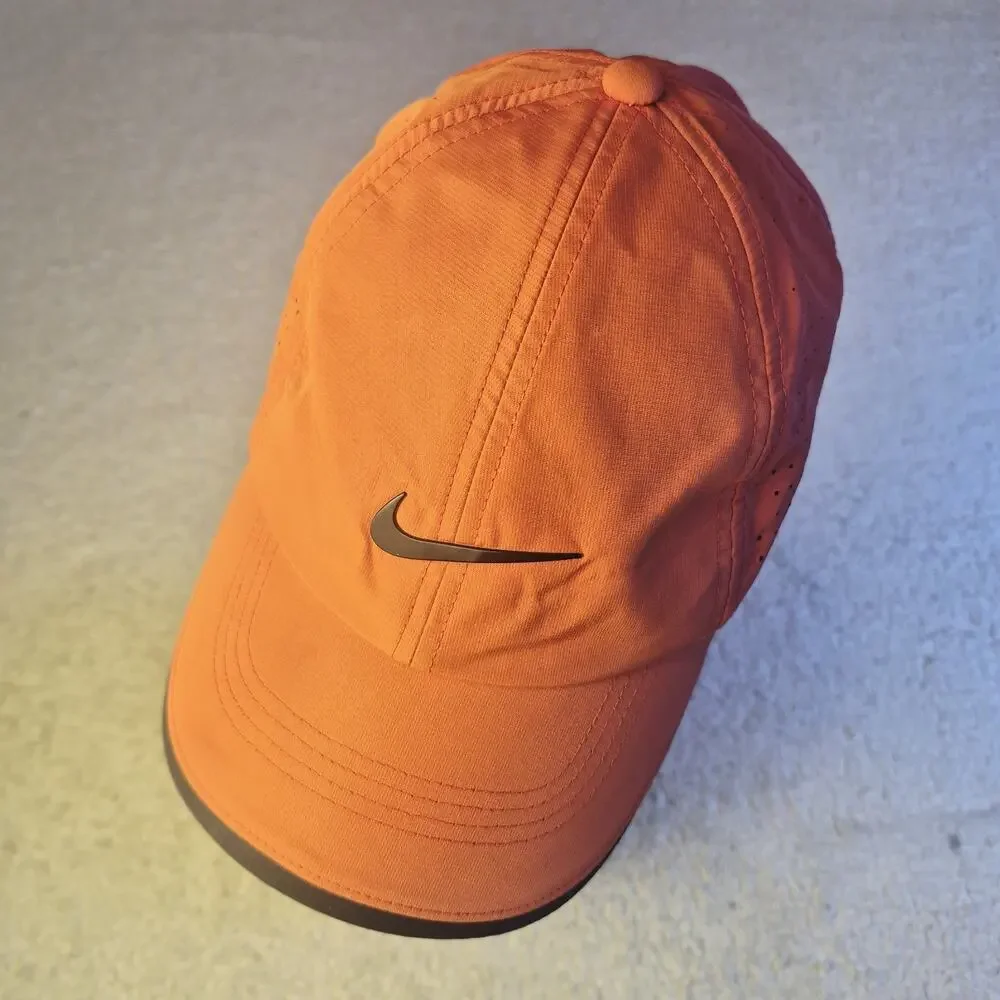 Nike Golf AeroBill Classic99 Hat Orange Dri-FIT Adjustable Strapback Cap 20XI